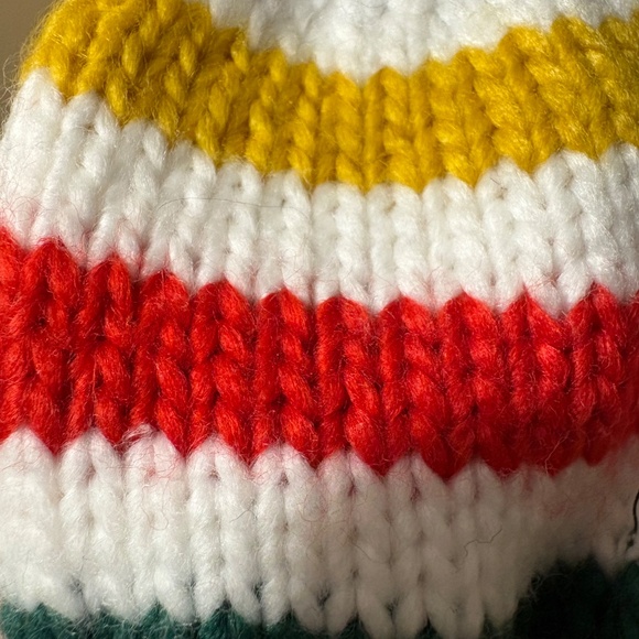 BNWT HBC Stripes Hudson's Bay Company Mitten Glove Christmas Ornament - Picture 8 of 8